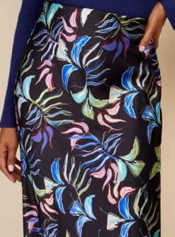 VOGUE WILLIAMS Leaf Midi Skirt 14 -GlamMode Store tuc144060643 Multi20Coloured R Z006A 1