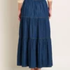BRAKEBURN Denim Maxi Skirt 14 -GlamMode Store tuc144063481 Blue R Z003A