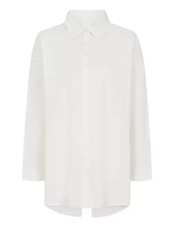 VOGUE WILLIAMS White Split Shirt 16 -GlamMode Store tuc144065111 White R Z003A
