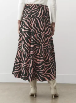 FINERY Pink Zebra Daniela Skirt 20