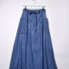 BURGS Valley Skirt High Waisted Midi Skirt 8 -GlamMode Store tuc144148362 Blue R Z005A 1