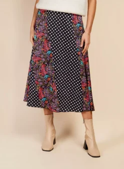 VOGUE WILLIAMS Multi Print Skirt 12 10 VOGUE WILLIAMS Multi Print Skirt 12 -GlamMode Store tuc144148776 Multi20Coloured R Z002A 1
