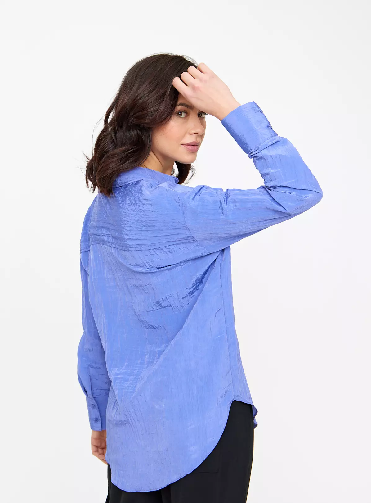 Purple Crinkle Oversized Shirt 14 3 Purple Crinkle Oversized Shirt 14