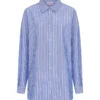 VOGUE WILLIAMS Blue Stripe Shirt XL 1 VOGUE WILLIAMS Blue Stripe Shirt XL -GlamMode Store tuc144257139 Blue R Z004A