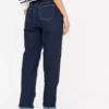 Dark Denim Relaxed Straight Leg Jeans 12S -GlamMode Store tuc144257294 Dark20Denim R Z004A