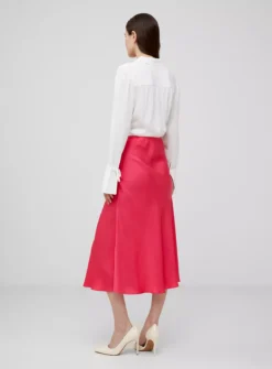 FRENCH CONNECTION Ennis Satin Midaxi Slip Skirt XL