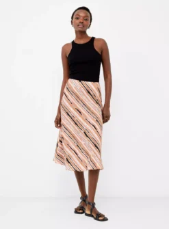 FRENCH CONNECTION Gaia Flavia Textured Skirt 10