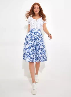 JOE BROWNS Floaty Floral Skater Skirt 8 -GlamMode Store tuc144398038 Blue R Z001A 1