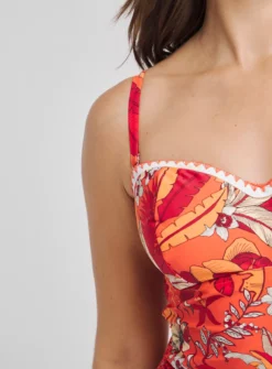 FIGLEAVES Frida Bandeau Tankini Top 32G