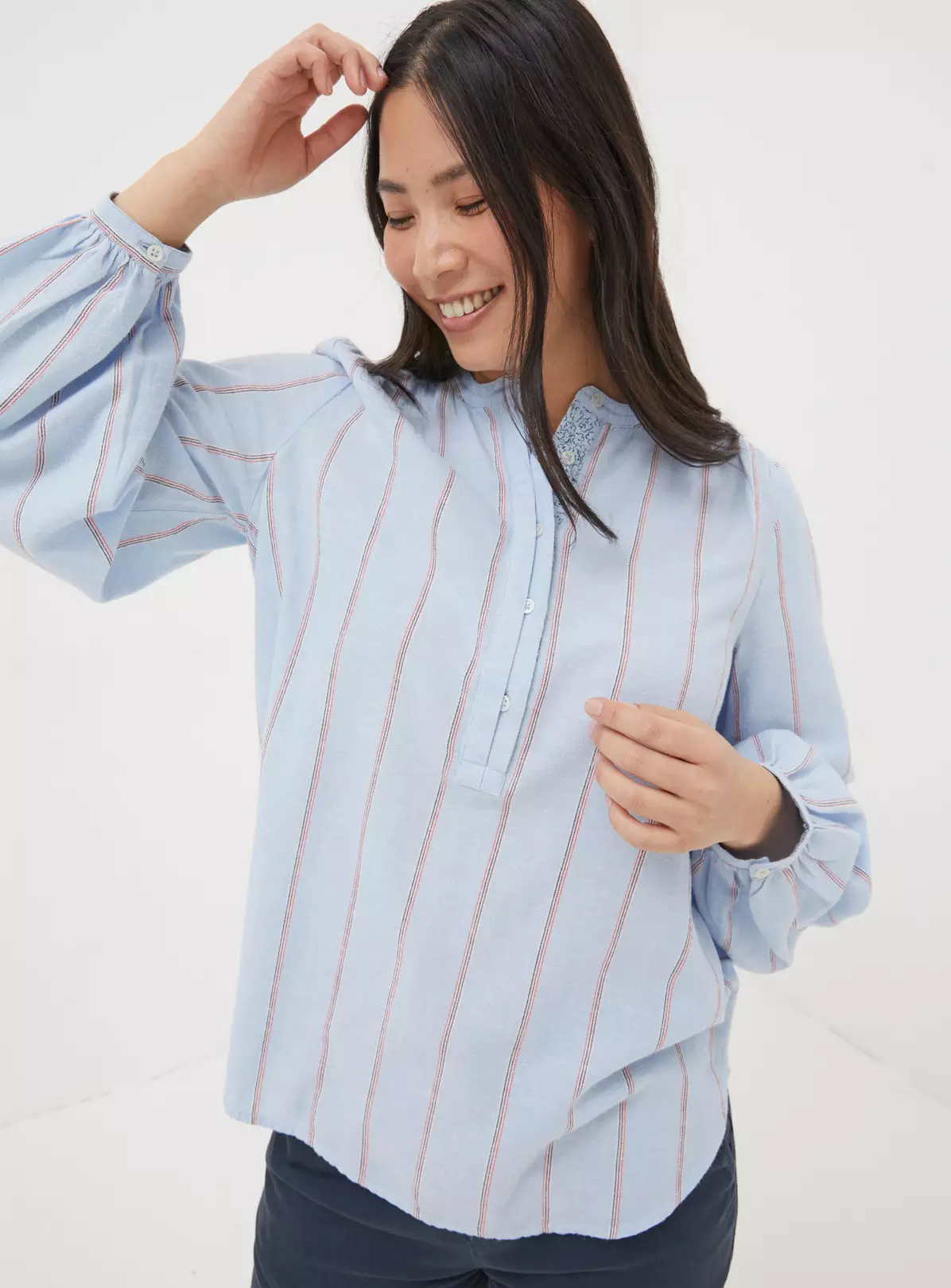 FATFACE Mallie Stripe Shirt 16 4 FATFACE Mallie Stripe Shirt 16 - Image 2