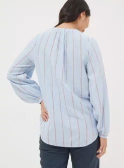 FATFACE Mallie Stripe Shirt 16 10 FATFACE Mallie Stripe Shirt 16 -GlamMode Store tuc144499664 Blue R Z002A