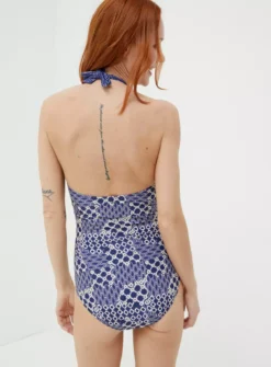 FATFACE Ari Patchwork Geo Swimsuit 6 -GlamMode Store tuc144499832 Blue R Z002A 1