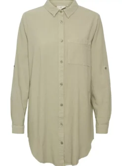 KAFFE Naya Tunic Shirt 18 11 KAFFE Naya Tunic Shirt 18 -GlamMode Store tuc144631442 Green R Z004A