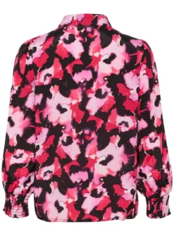 KAFFE Tanya Printed 3/4 Sleeve Shirt Pink 18 11 KAFFE Tanya Printed 3/4 Sleeve Shirt Pink 18 -GlamMode Store tuc144670687 Pink R Z006A